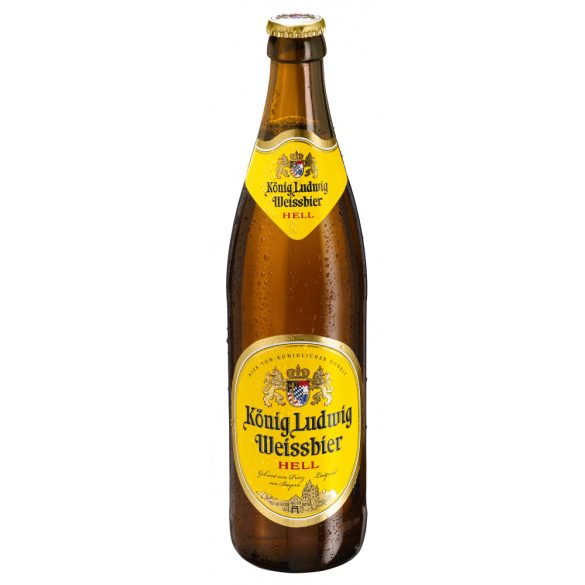 König Ludwig Hefe Weissbier szüretlen búzasör 0,5 Lit. eldobható üveges