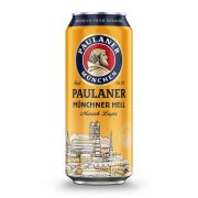   Paulaner  Münchner Hell lager, világos sör - 0,5 liter dobozos.