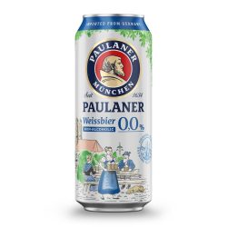   Paulaner Hefe Weissbier, szűretlen búzasör, alkoholmentes – 0,5 lit. dobozos
