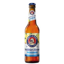   Paulaner Hefe Weissbier, szűretlen citromos búzasör, alkoholmentes – 0,33 lit. betédíjas üveges