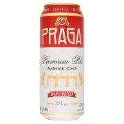 Praga Premium Pils, cseh világos sör – 0,5 lit. dobozos
