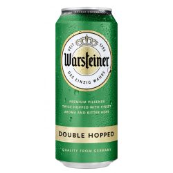  Warsteiner Doublehopped, duplakomlós pilseni sör – 0,5 lit. dobozos