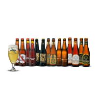 Belga kézműves sörválogatás ajándék pohárral